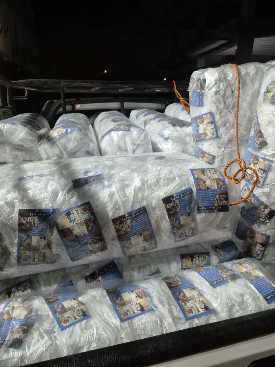 درپوش کیسه پلاستیکی کش دار سایز بزرگ ۵۰ تایی